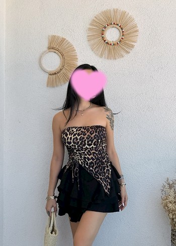 Leopar mini üst