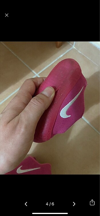 18 Beden pembe Renk Nike ilk adım ayakkabısı