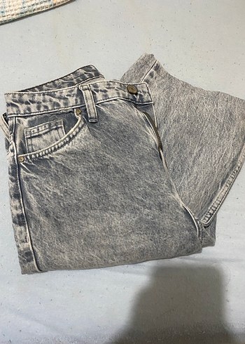 Milla yırtık wide leg jean