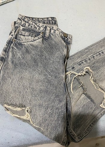 Trendyol & Milla Milla yırtık wide leg jean