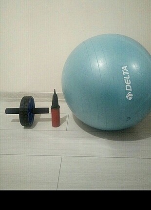 Delta Pilates Topu Delta Pilates Topu Pompası Egzersiz Tekerleği