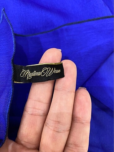 Muslime Wear Saks şifon şal