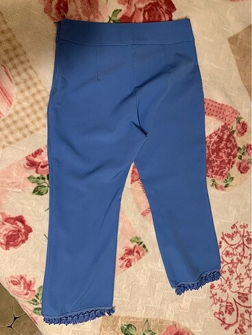 42 Beden mavi Renk kapri pantalon