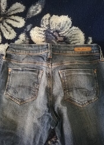 36 Beden mavi Renk Mavi jean