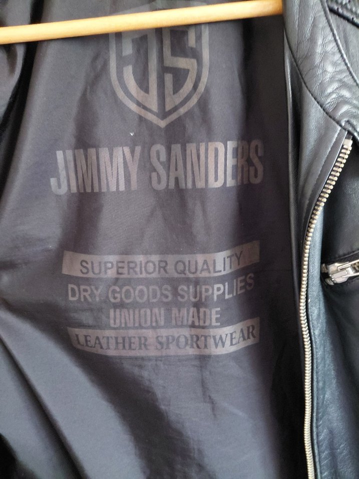 Erkek Siyah Deri Biker Ceket - Görsel 3