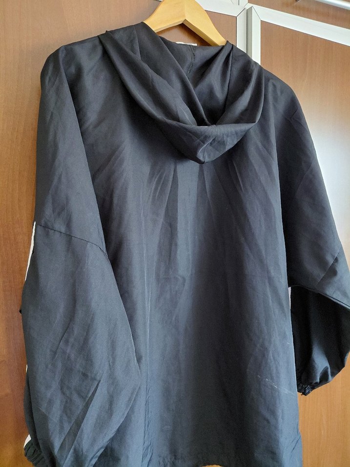 Geniş Kesim, Kapüşonlu unisex Ceket - Görsel 5