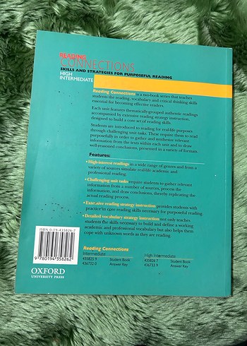 Reading Connections High Intermediate Kitap - Görsel 2