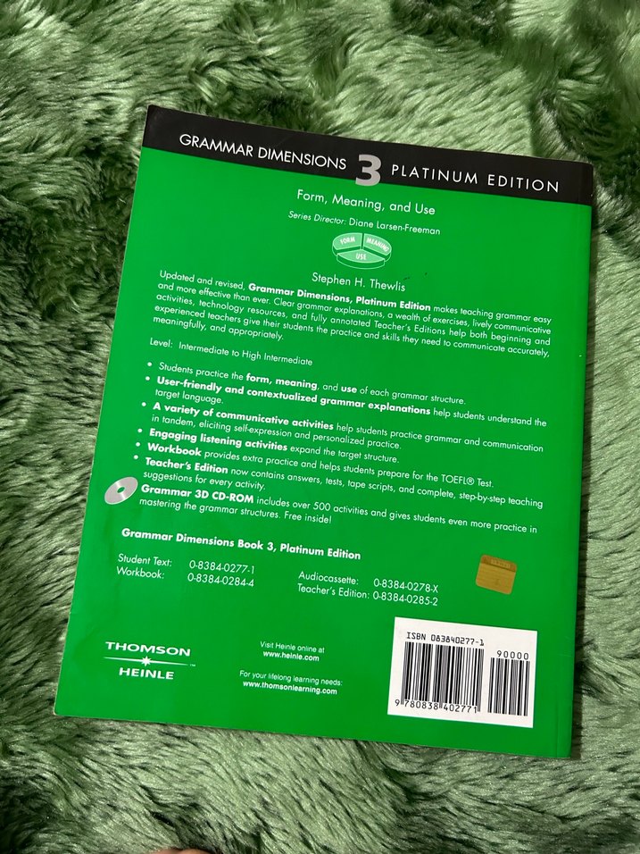 Grammar Dimensions 3 - Stephen H. Thewlis - Görsel 2