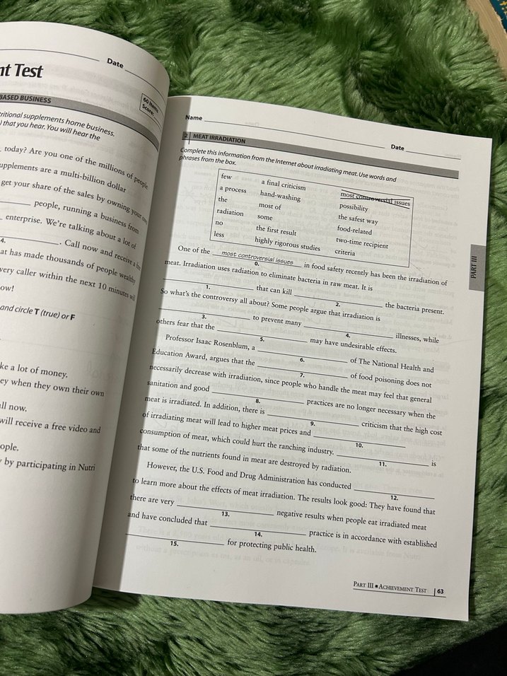 Focus on Grammar 5 - Assessment Pack Kitabı - Görsel 3