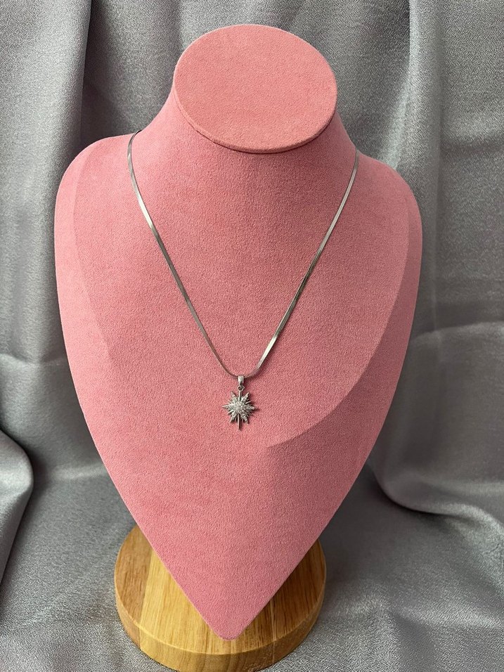 Kadın çelik Kolye - Görsel 2