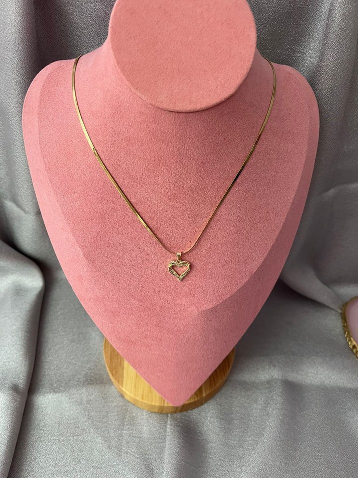 Altın Renkli Mini Zincirli Kalp Kolye
çelik 316 L - Görsel 2
