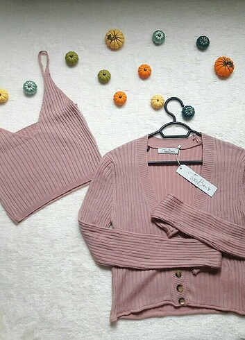 Zara Crop 2 li Takım