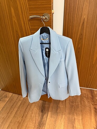 Zara Mavi Blazer Ceket