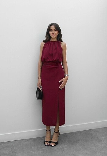 Bordo Elbise