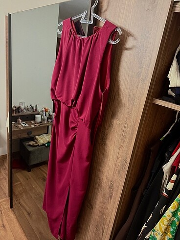 Zara Bordo Elbise