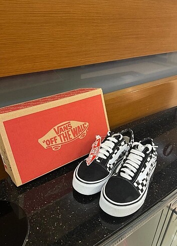 Vans damalı spor ayakkabı