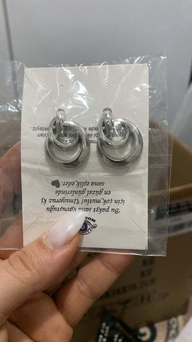 Parlak Halka Küpe - Görsel 2