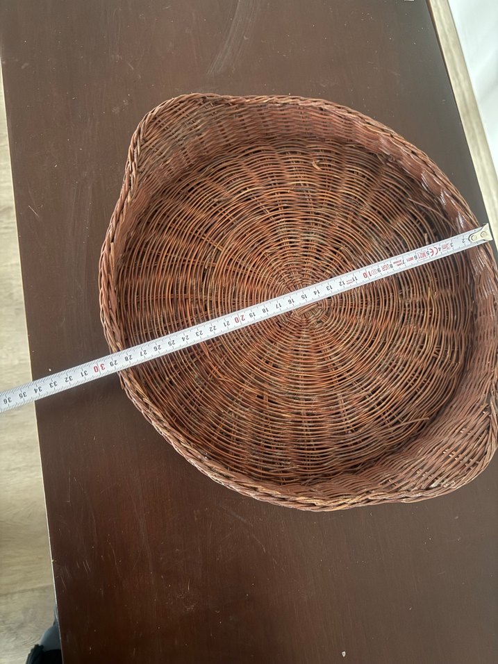 Kahverengi Hasır Dekoratif Tepsi - Görsel 5