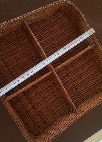 Kahverengi Bölmeli Sepet - Görsel 6