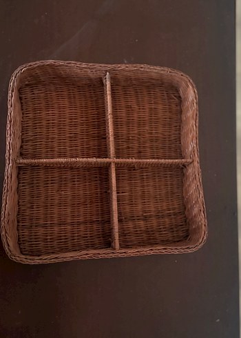 Kahverengi Bölmeli Sepet - Görsel 3