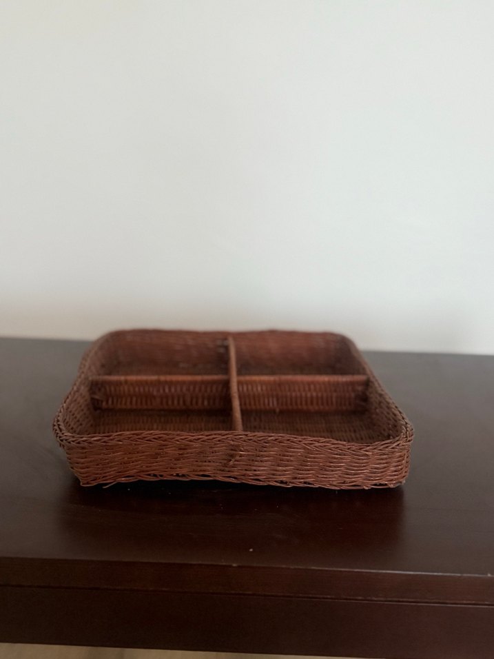 Kahverengi Bölmeli Sepet - Görsel 4