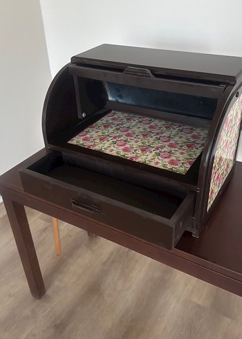 Kesme Tahtalı Çekmeceli Ahşap Ekmeklik - Görsel 4