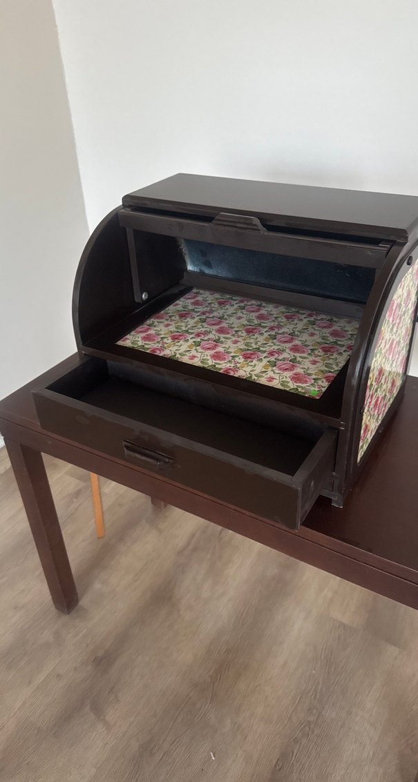 Kesme Tahtalı Çekmeceli Ahşap Ekmeklik - Görsel 4