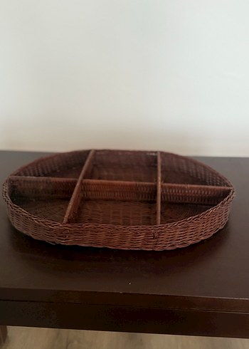 Koyu Kahverengi Bölmeli Sepet - Görsel 2