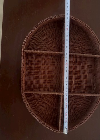 Koyu Kahverengi Bölmeli Sepet - Görsel 5