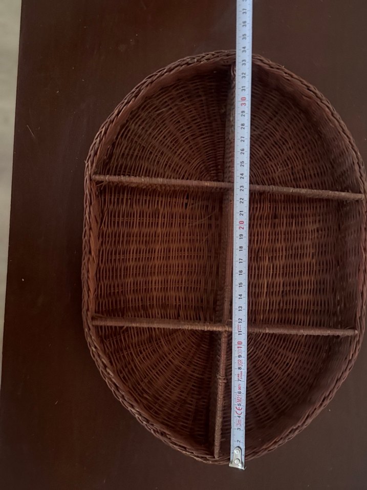 Koyu Kahverengi Bölmeli Sepet - Görsel 5