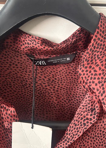 Bordo Uzun Kollu Desenli Kadın Gömlek - Görsel 5