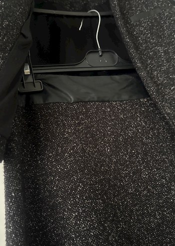 Siyah Kışlık Etek - Yelek Takımı - Görsel 4