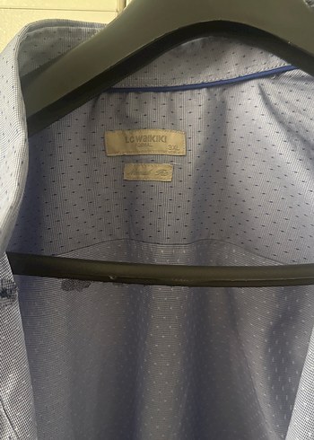 Mavi Kısa Kollu Erkek Gömlek - Görsel 4