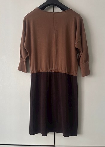 Kahverengi Triko  Elbise - Görsel 3