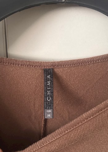 Kahverengi Triko  Elbise - Görsel 5