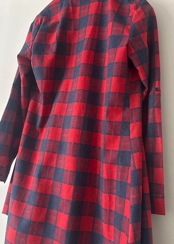 Kırmızı Ekose Kışlık Uzun Kollu Gömlek - Görsel 4