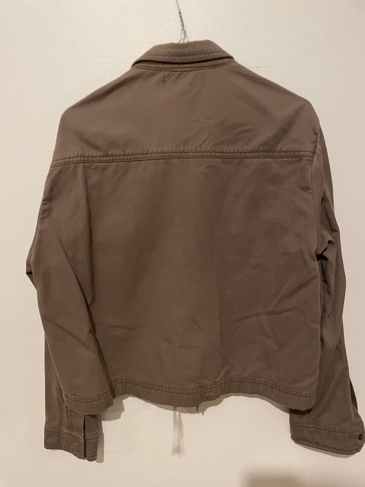 Mango Düğmeli Bej Midi Kadın Ceket - Görsel 3