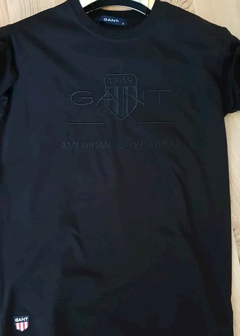 GANT Siyah Baskılı Erkek Tişört