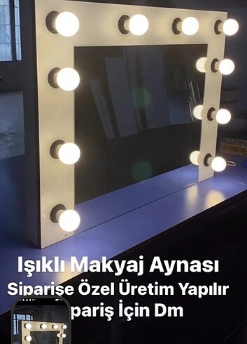 Işıklı makyaj aynası