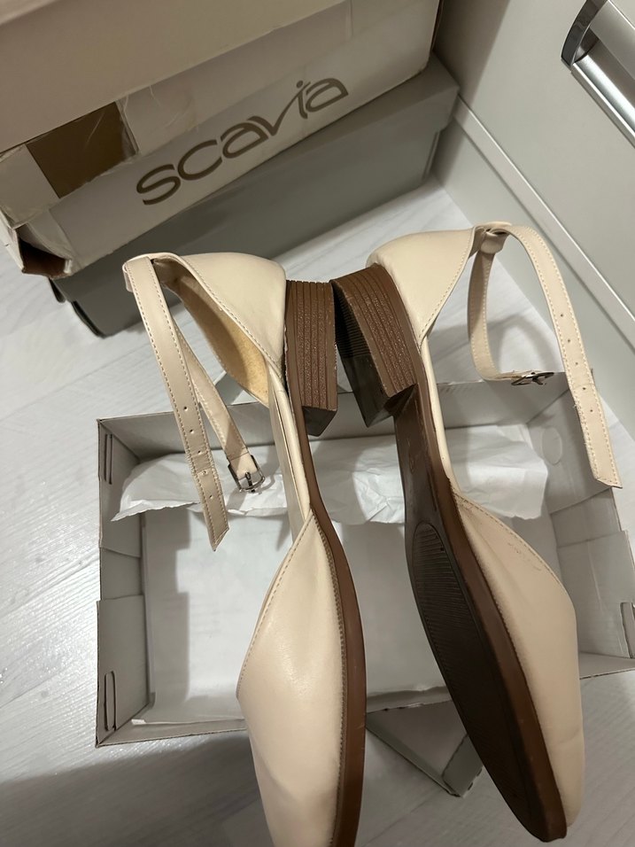 Bej Stiletto Topuklu Kadın Akşam Ayakkabısı - Görsel 2