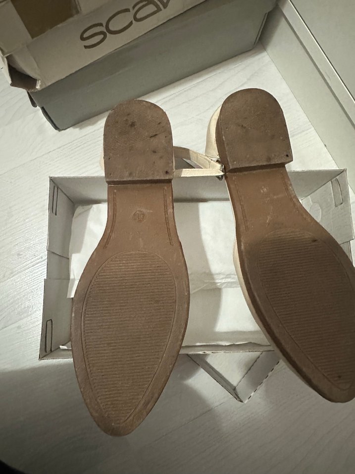 Bej Stiletto Topuklu Kadın Akşam Ayakkabısı - Görsel 4