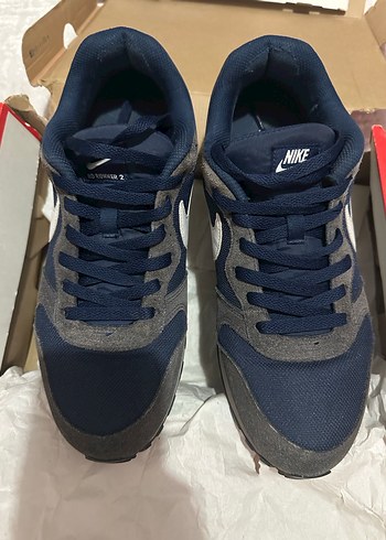 Nike Kadın Mavi Gri Dolgu Topuklu Spor Ayakkabı - Görsel 5