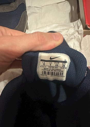 Nike Kadın Mavi Gri Dolgu Topuklu Spor Ayakkabı - Görsel 6