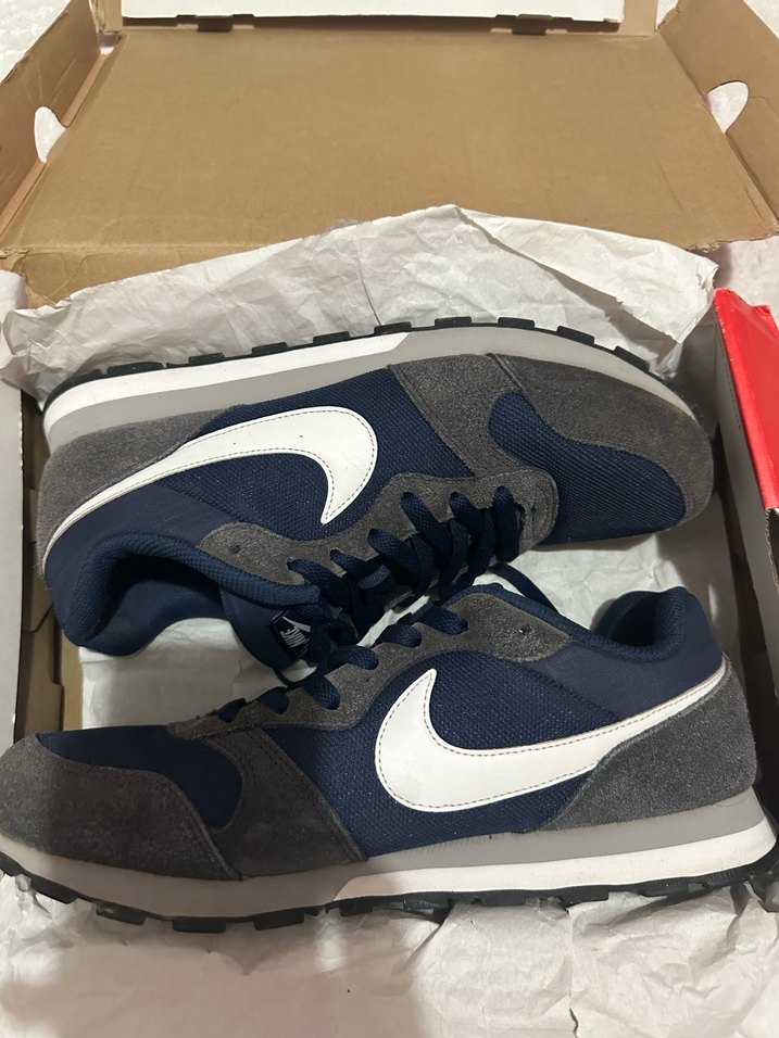 Nike Kadın Mavi Gri Dolgu Topuklu Spor Ayakkabı - Görsel 2