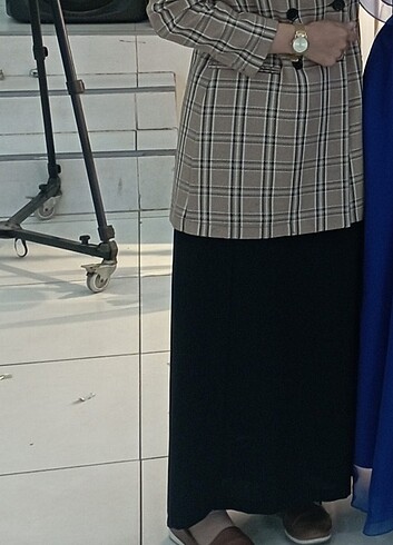 Blazer ceket ve etek takım