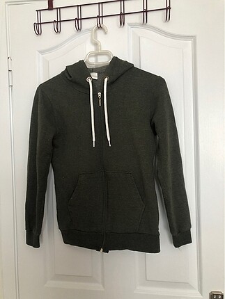 s Beden haki Renk Haki kapüşonlu sweatshirt
