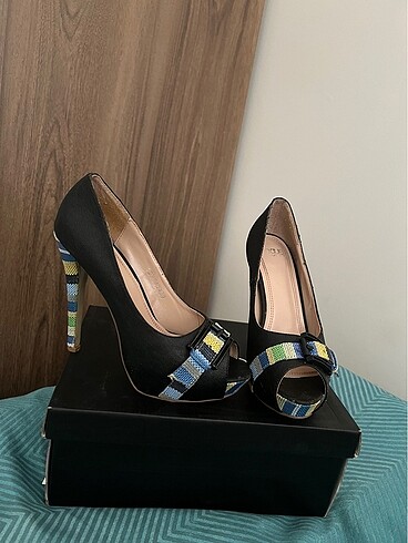 Vogue platform topuklu ayakkabı