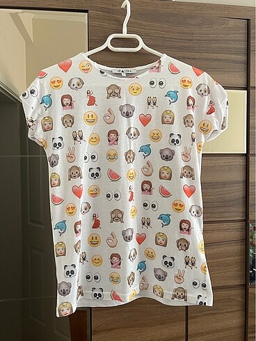 Emoji baskılı tshirt whatsapp emoji