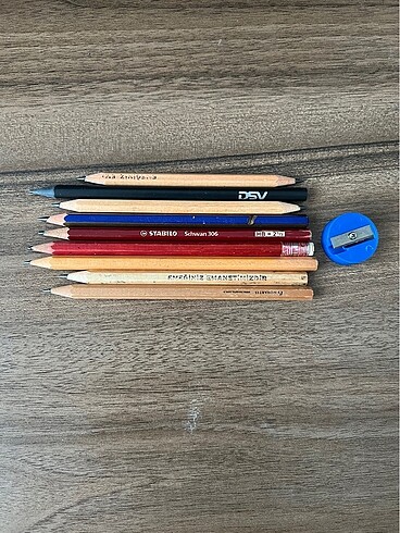 Kuşun kalem kalemtıraş set