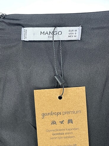 m Beden siyah Renk Mango Kısa Elbise %70 İndirimli.